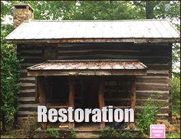 Historic Log Cabin Restoration  Ridgeville,  South Carolina